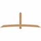 Ekena Millwork Bellingham Timber Gable Bracket, Western Red Cedar, 108"W x 40"H x 5 1/2"D x 5 1/2"F, 9/12 Pitch GBW108X40X0606BEL00SWR - alternate 1
